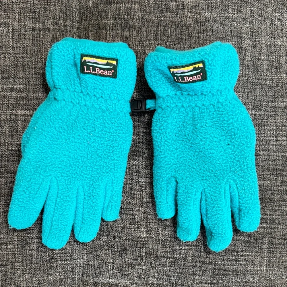 ✨ L.L. Bean Kids Winter Bundle Beanie + Fleece Gloves Set